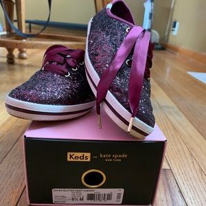 8.5 keds x Kate Spad Deep Cherry